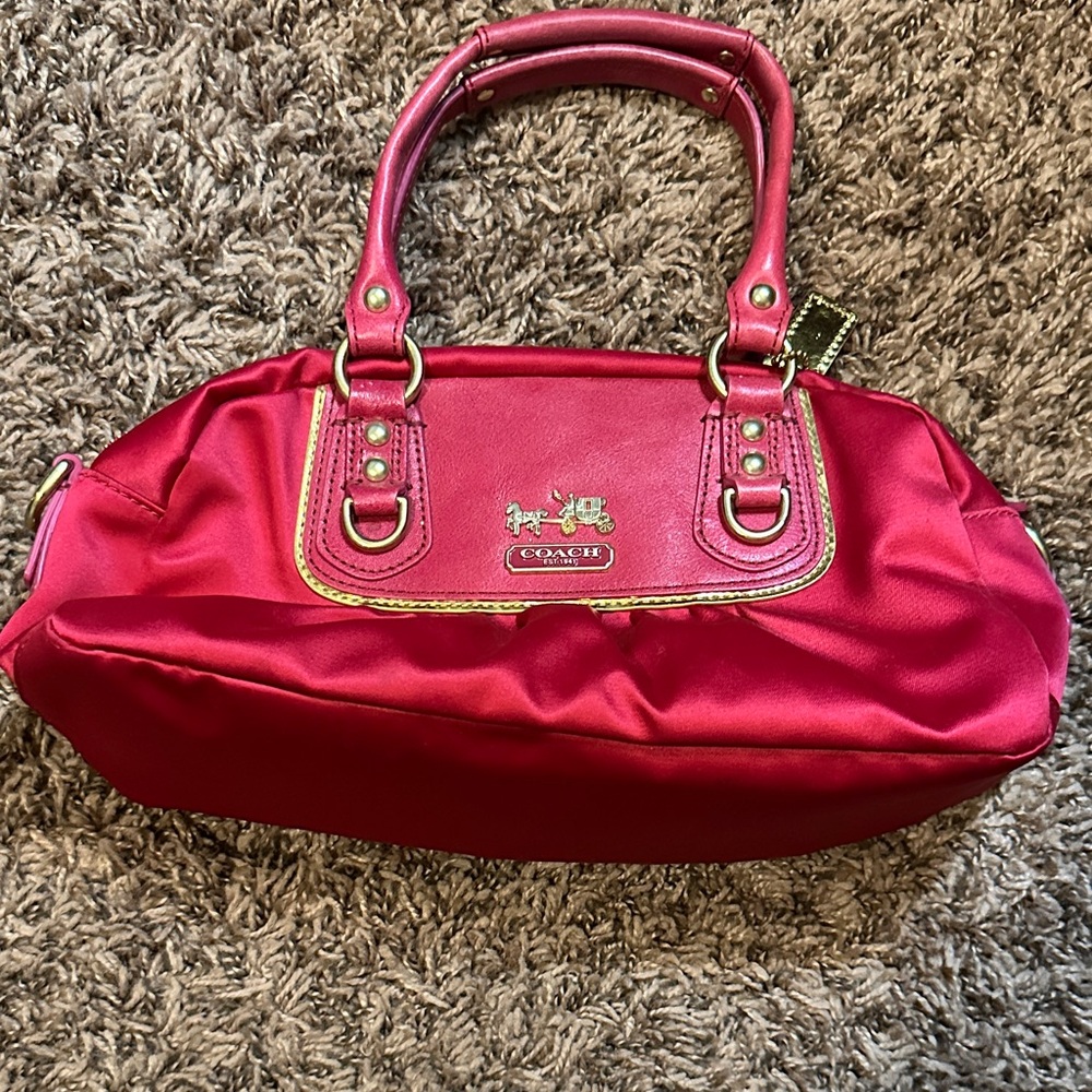Coach Fuchsia Shoulder Bag